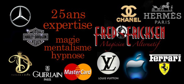 références clients magicien lyon entreprises haut de gamme